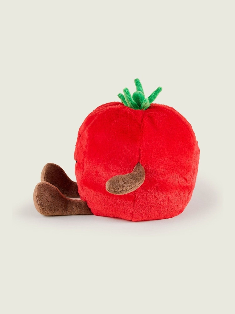 Warmies Red Large  Tomato Fully Heatable Plush Toy - Image 4 of 4 Warmies Red Large  Tomato Fully Heatable Plush Toy - Image 4 of 4