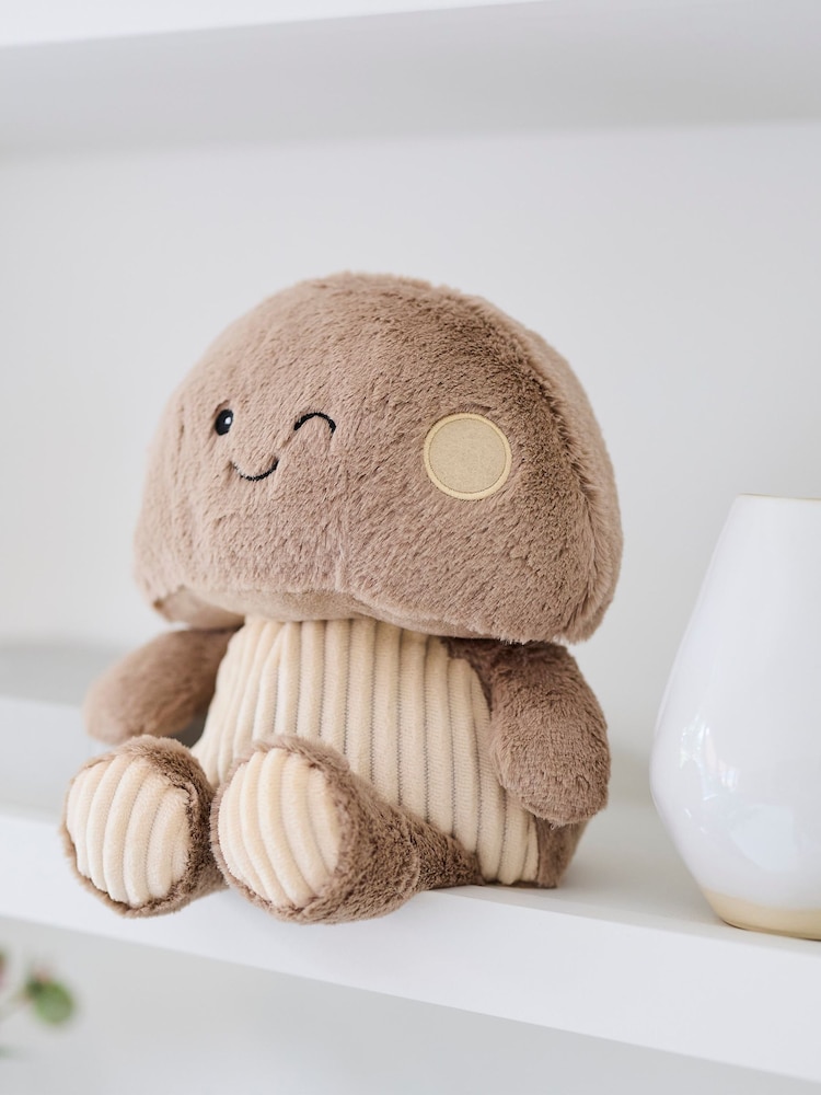 Warmies Brown Large Mushroom Fully Heatable Plush Toy - Image 1 of 4 Warmies Brown Large Mushroom Fully Heatable Plush Toy - Image 1 of 4