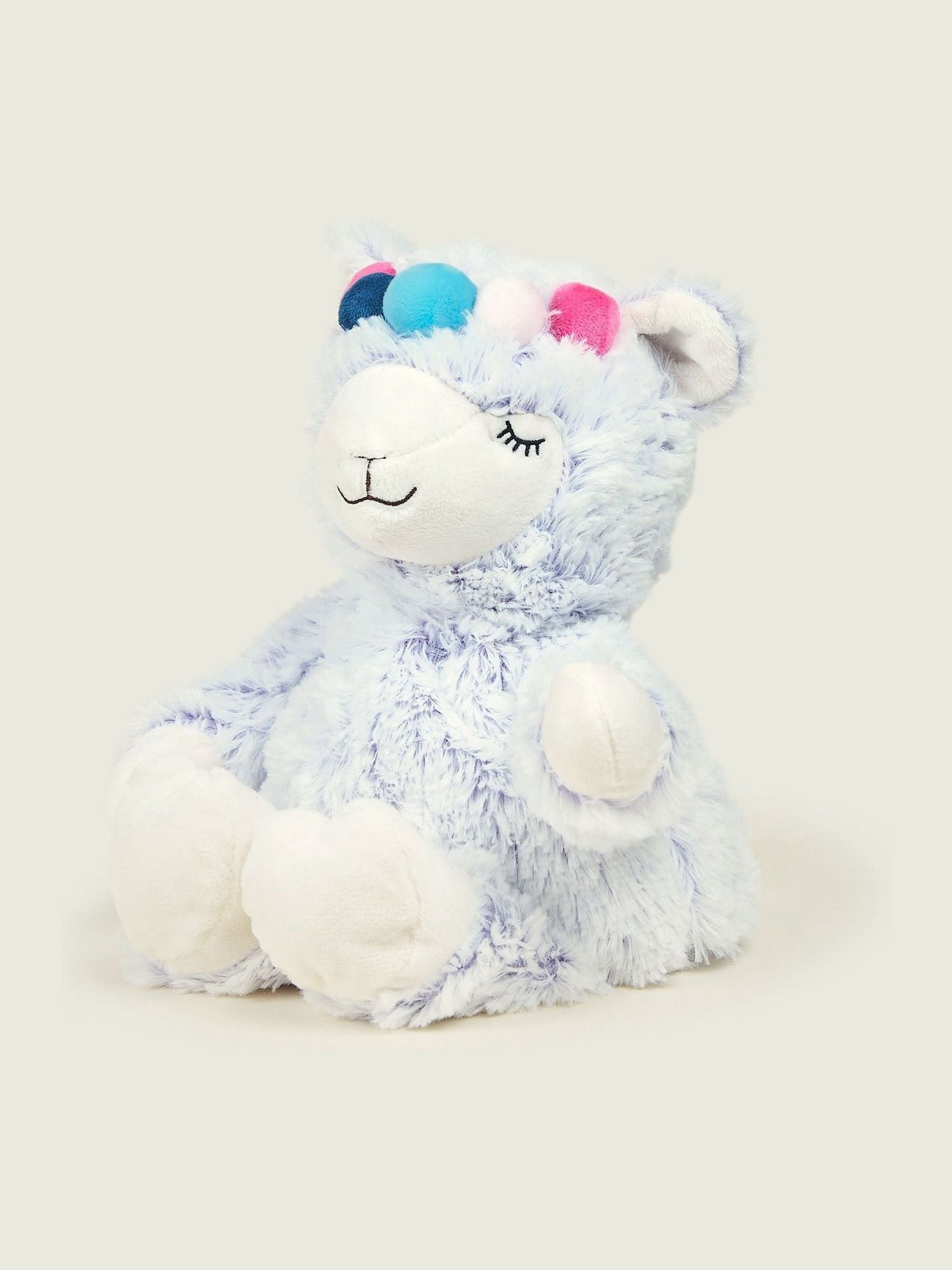 Warmies 13'' Fully Heatable Cuddly Toy Scented With French Lavender - Marshmallow Llama - Image 2