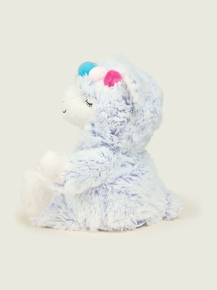 Warmies White Large   Marshmallow Llama  Fully Heatable Plush Toy - Image 2 of 4 Warmies White Large   Marshmallow Llama  Fully Heatable Plush Toy - Image 2 of 4