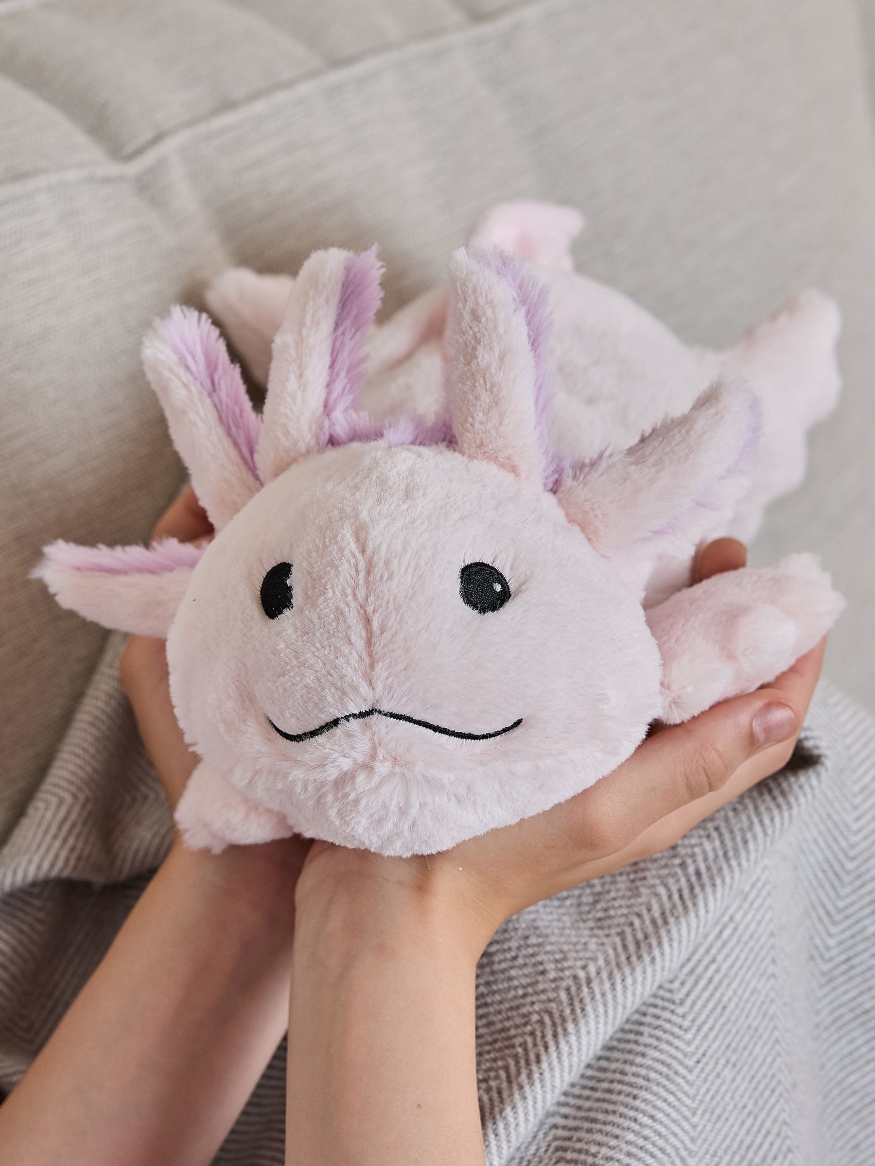 - Warmies Plush Pink Axolotl Microwavable Soft ToyLarge - Image 2