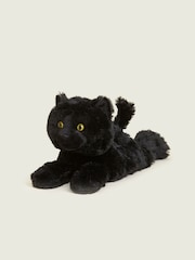 Warmies Black Large Cat Fully Heatable Plush Toy - Image 3 of 4