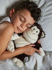 Warmies Brown Large   Monkey  Fully Heatable Plush Toy - Image 1 of 4