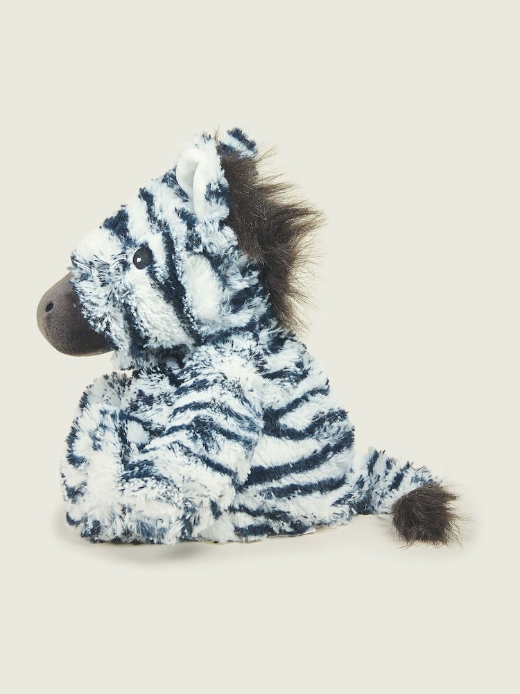Warmies Black and White Large   Zebra  Fully Heatable Plush Toy - Image 4 of 4 Warmies Black and White Large   Zebra  Fully Heatable Plush Toy - Image 4 of 4