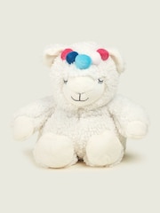 Warmies White Large Llama Fully Heatable Soft Toy - Image 3 of 4