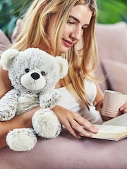 Warmies Beige Large Marshmallow Bear Fully Heatable Soft Toy - Image 1 of 4