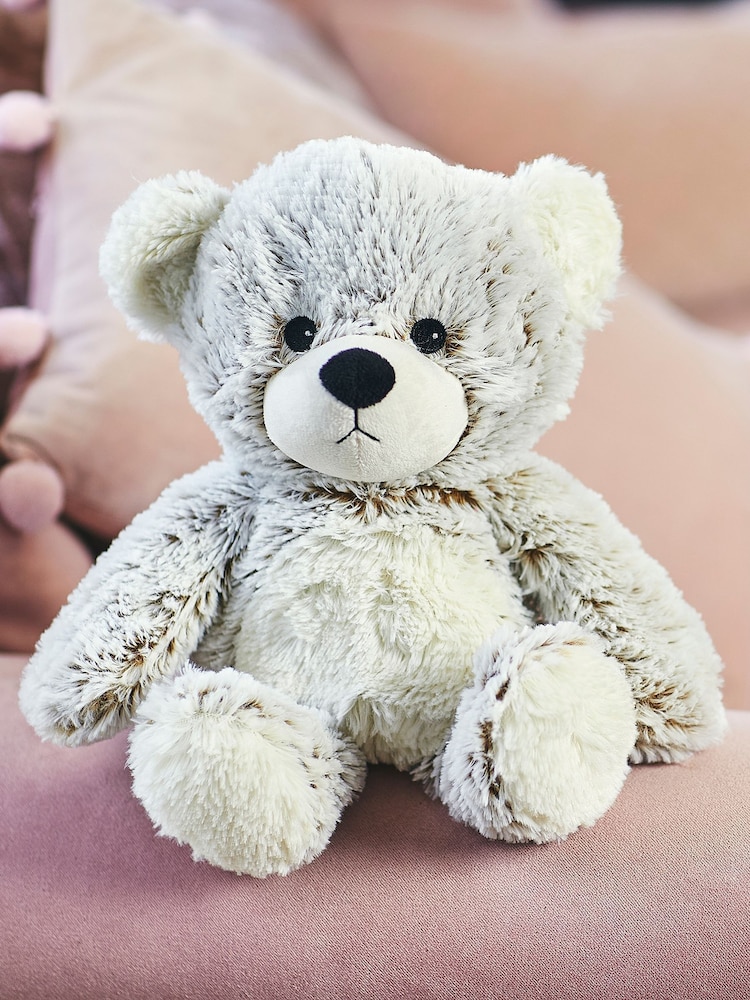 Warmies Beige Large Marshmallow Bear Fully Heatable Plush Toy - Image 2 of 4 Warmies Beige Large Marshmallow Bear Fully Heatable Plush Toy - Image 2 of 4