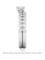The Diamond Store White Solstice 0.80ct Round Cut Lab Diamond Solitaire Engagement Ring in 9K White Gold - Image 2 of 7