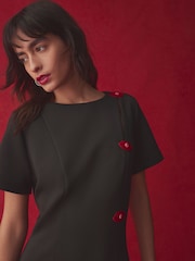 Rockett St George Lips Detail Mini Dress - Imaginea 7 din 12