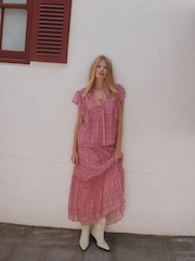 Rockett St George Floral Blouse - Imaginea 3 din 6