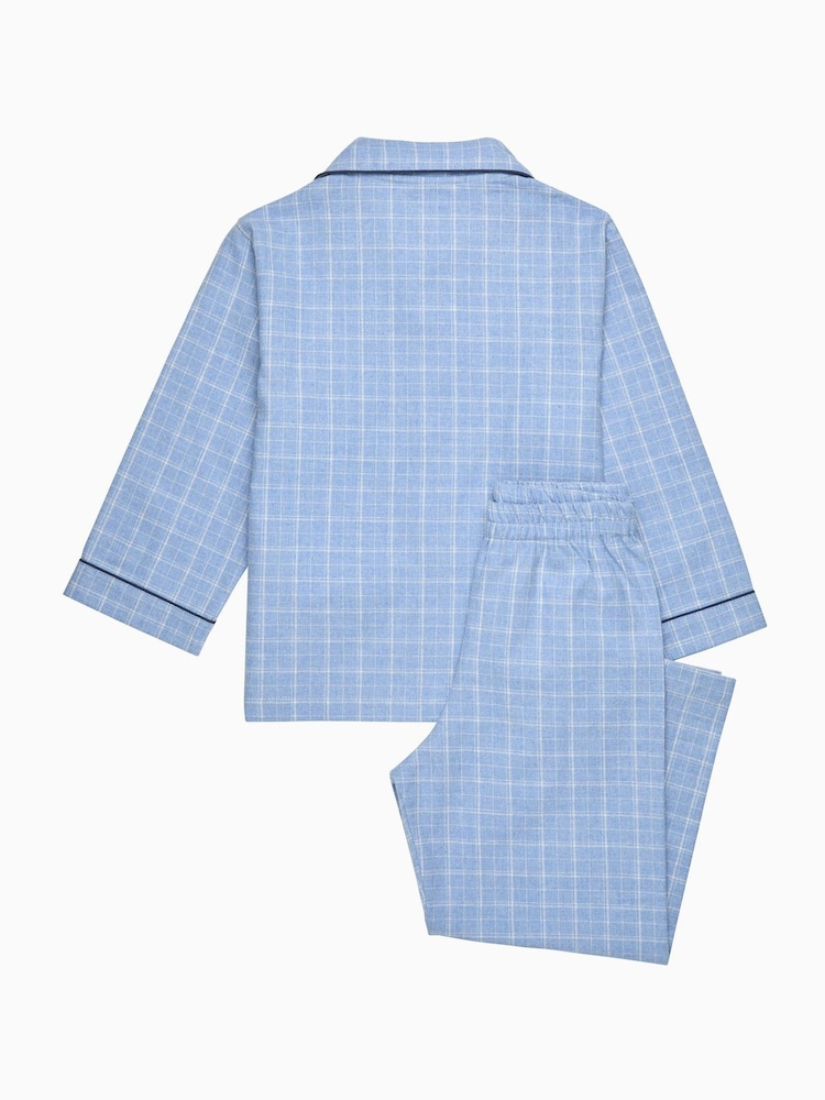 Trotters London Blue Augustus Lion Pyjamas - Image 2 of 3 Trotters London Blue Augustus Lion Pyjamas - Image 2 of 3