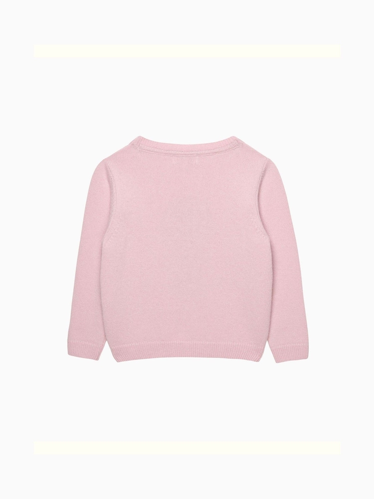 Trotters London Pink Betty Bunny Jumper - Image 2 of 2 Trotters London Pink Betty Bunny Jumper - Image 2 of 2