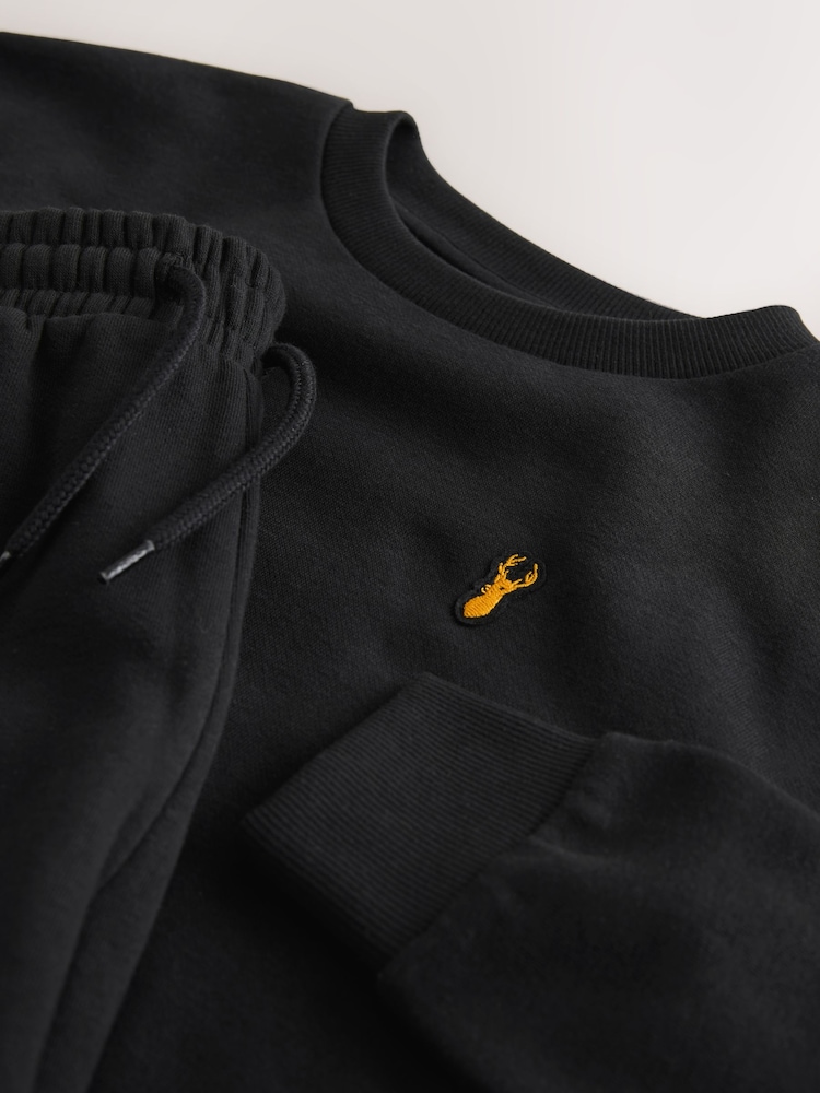 Black Crew Neck Sweater Set (3-16yrs) - Image 9 of 9