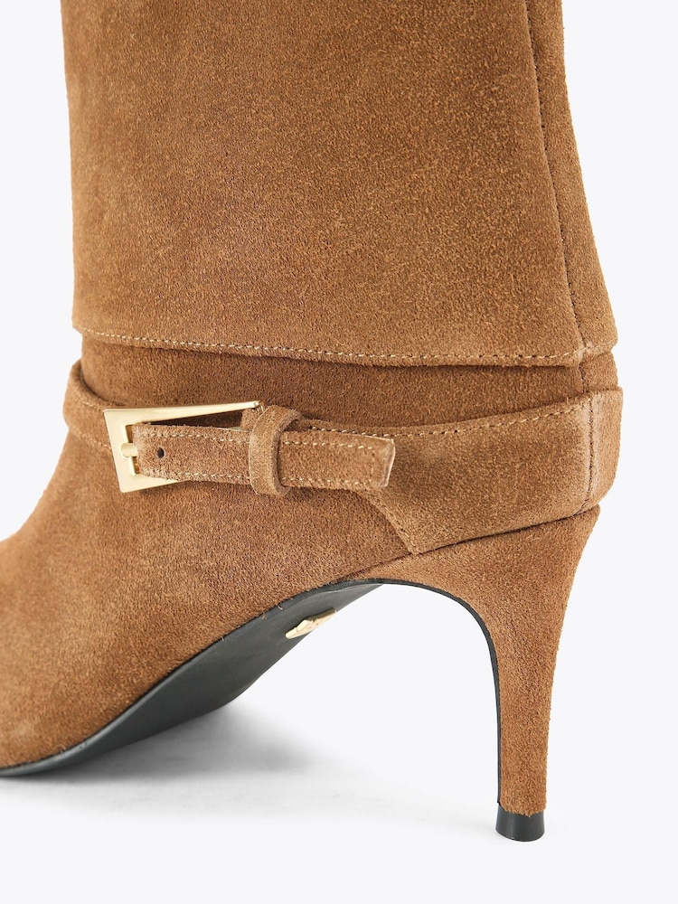 KG Kurt Geiger Brown Camel Trinity Boots - Image 4 of 4 KG Kurt Geiger Brown Camel Trinity Boots - Image 4 of 4