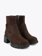KG Kurt Geiger Brown True Sock Boots - Image 2 of 4