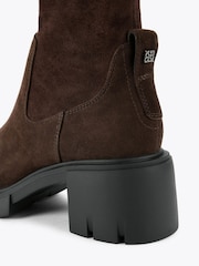 KG Kurt Geiger Brown True Sock Boots - Image 4 of 4