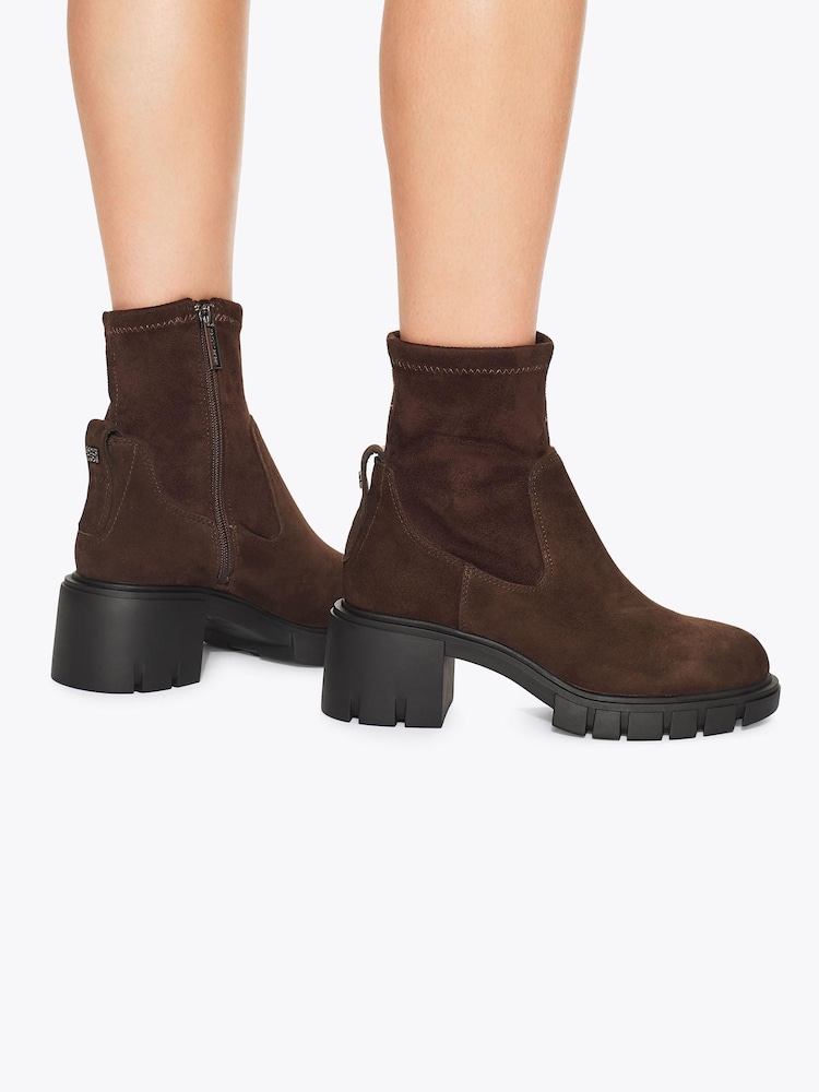 KG Kurt Geiger Brown True Sock Boots - Image 5 of 5 KG Kurt Geiger Brown True Sock Boots - Image 5 of 5