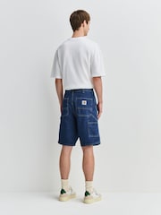 Carhartt WIP Blue Single Knee Smith Denim Shorts - Image 2 of 10