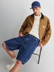 Carhartt WIP Blue Single Knee Smith Denim Shorts - Image 5 of 10