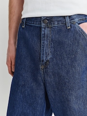 Carhartt WIP Blue Single Knee Smith Denim Shorts - Image 8 of 10