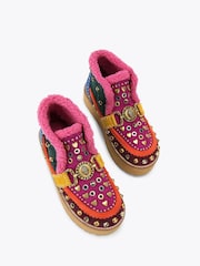 Kurt Geiger London Pink Mansion Cosy Boots - Image 2 of 4