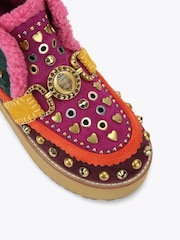 Kurt Geiger London Pink Mansion Cosy Boots - Image 4 of 4