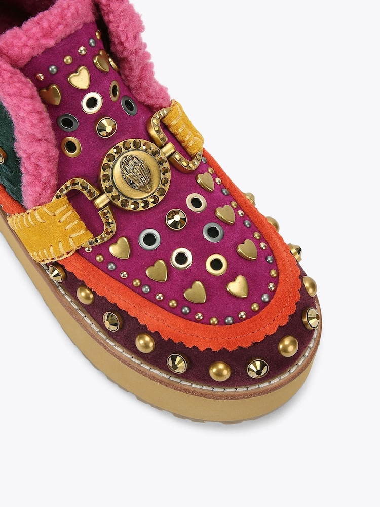 Kurt Geiger London Pink Mansion Cosy Boots - Image 4 of 4 Kurt Geiger London Pink Mansion Cosy Boots - Image 4 of 4