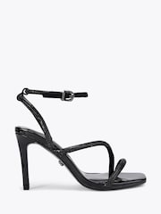 Carvela Black Paparazzi Wide Fit Sandals - Image 1 of 4