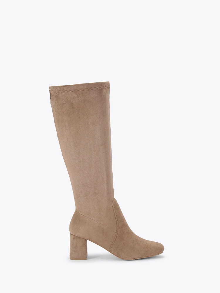 Carvela Nude Corsano Knee Boots - Image 1 of 4 Carvela Nude Corsano Knee Boots - Image 1 of 4