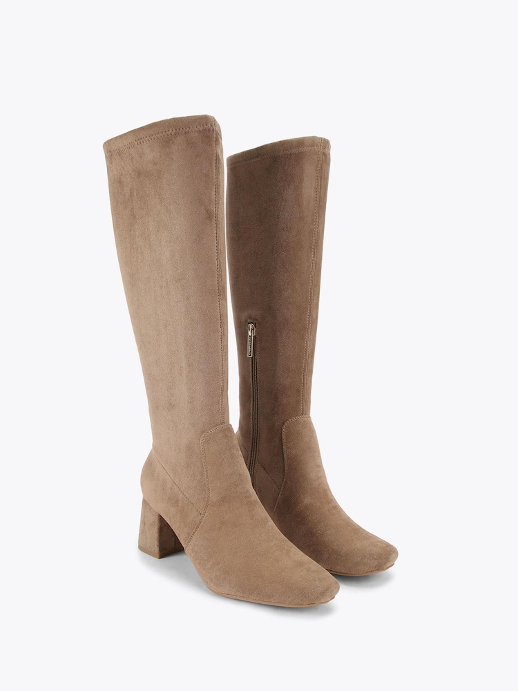 Carvela Nude Corsano Knee Boots - Image 2 of 4 Carvela Nude Corsano Knee Boots - Image 2 of 4