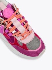 Kurt Geiger London Pink Kurt Runner Trainers - Image 4 of 4