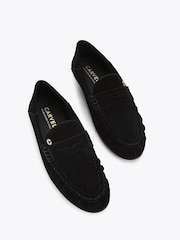 Carvela Comfort Black Marigold Loafer Shoes - Image 3 of 4