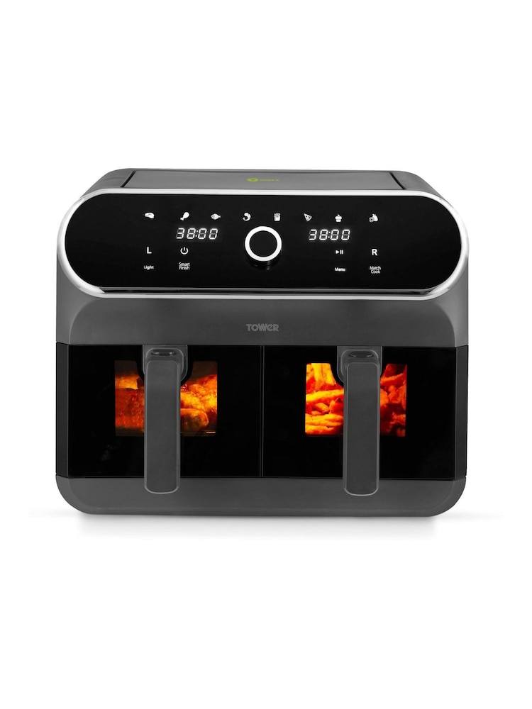 Tower Graphite 8L Elite Dual Visual Basket Air Fryer - Image 1 of 7 Tower Graphite 8L Elite Dual Visual Basket Air Fryer - Image 1 of 7