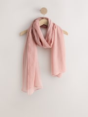 Pink Sparkle Stripe Lightweight Scarf - Image 5 of 7