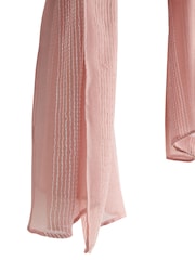Pink Sparkle Stripe Lightweight Scarf - Image 7 of 7