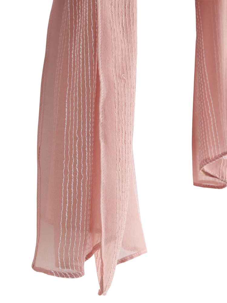 Pink Sparkle Stripe Lightweight Scarf - Image 7 of 7
