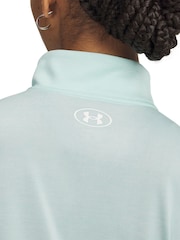 Under Armour Mint Green Tech Twist 1/2 Zip Sweatshirt - Image 3 of 3