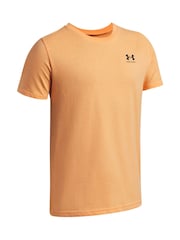 Under Armour Orange Sportstyle Short Sleeve T-Shirt - Image 3 of 3