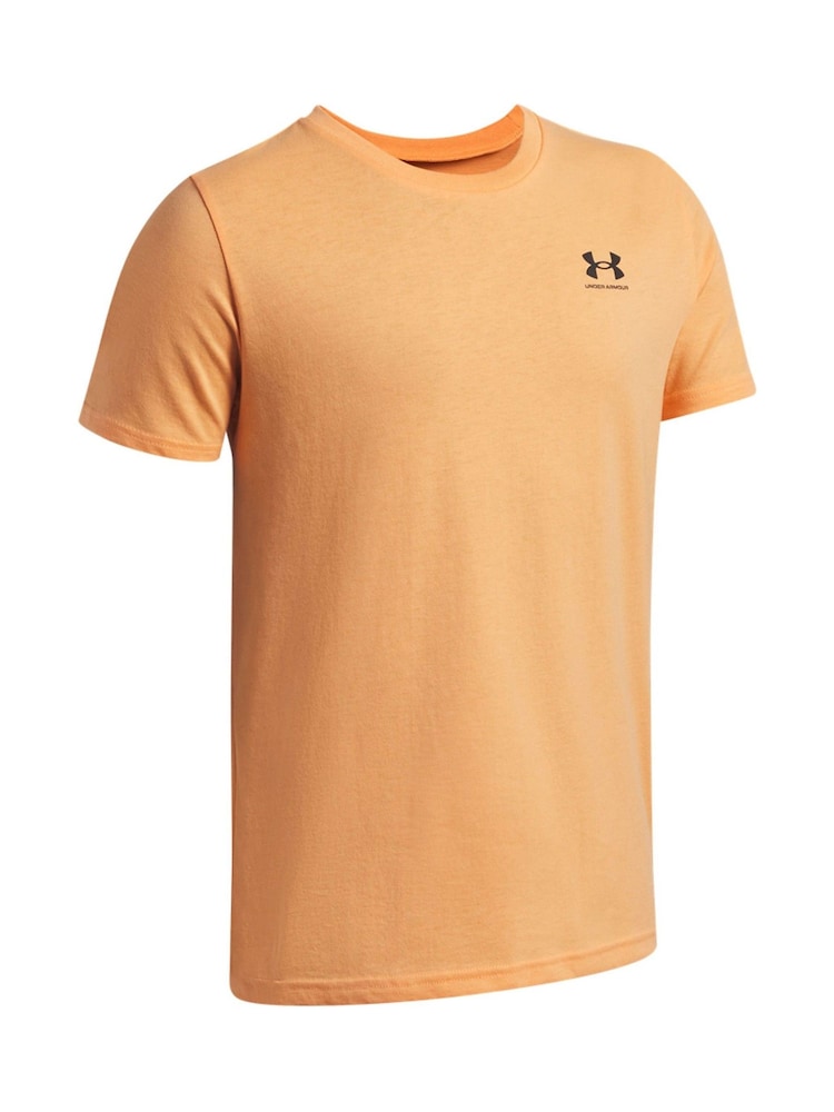 Under Armour Orange Sportstyle Short Sleeve T-Shirt - Image 3 of 3 Under Armour Orange Sportstyle Short Sleeve T-Shirt - Image 3 of 3