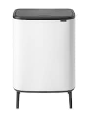 Brabantia White Bo Touch Bin 2 x 30L - Image 4 of 6
