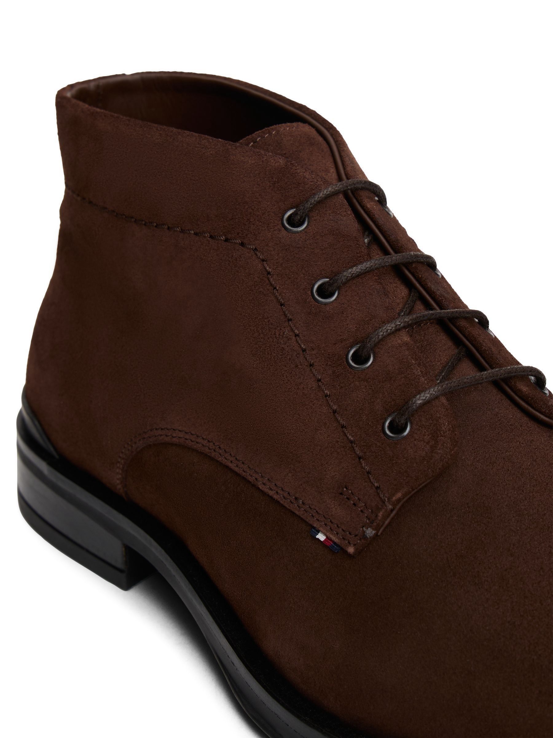 Tommy Hilfiger Suede Chukka Dark Red Ankle Boot Tommy Hilfiger Luxury Cognac Austin Chukka Boots main image 2
