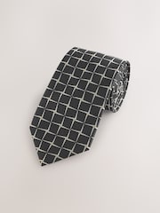 Black Archive Collection Silk Design Tie - Image 1 of 3