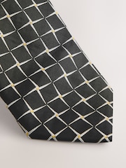 Black Archive Collection Silk Design Tie - Image 2 of 3