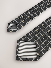 Black Archive Collection Silk Design Tie - Image 3 of 3