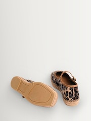 Penelope Chilvers Animal Flora Leopard Velvet Espadrilles - Image 6 of 7