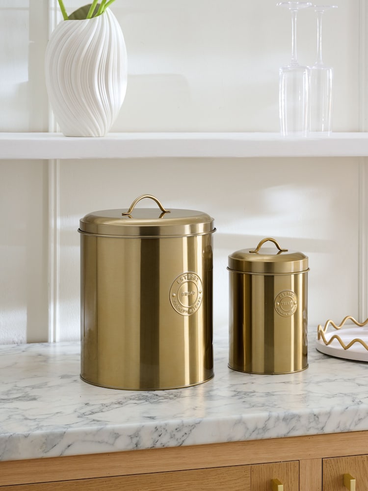 バッジデザイン パンケース＆ビスケット缶 2個セット - 画像 2 / 3