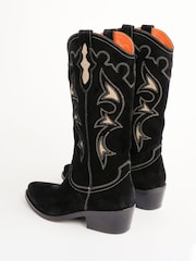 Penelope Chilvers Jolene Suede Cowboy Pink Boots - Imagen 4 de 5