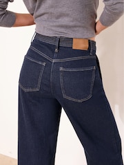 Lipsy Rinse Blue Wash Wide Crop Leg Jeans - Image 3 of 4