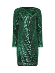 Star by Julien MacDonald Green Sequin Deco Dress - Image 5 of 5
