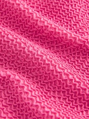 self. Pink Tie Side Crinkle Bikini Bottoms - Image 11 of 11